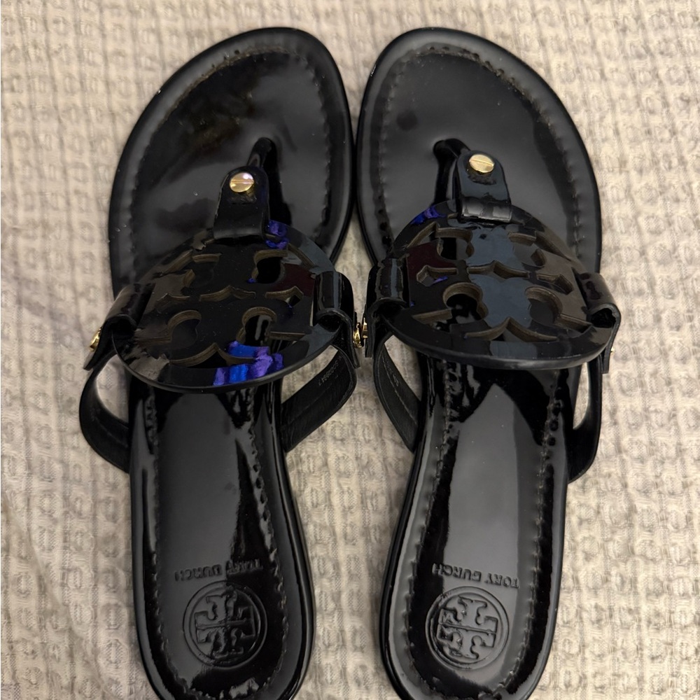 Tory Burch Black Miller Sandals